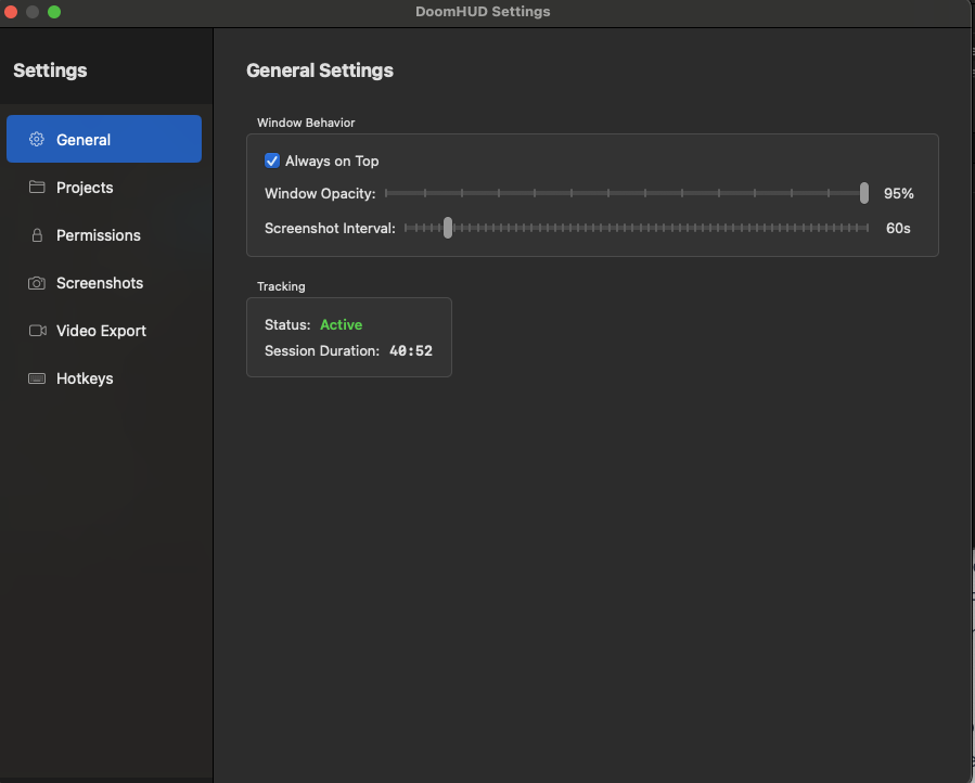 DoomHUD Settings